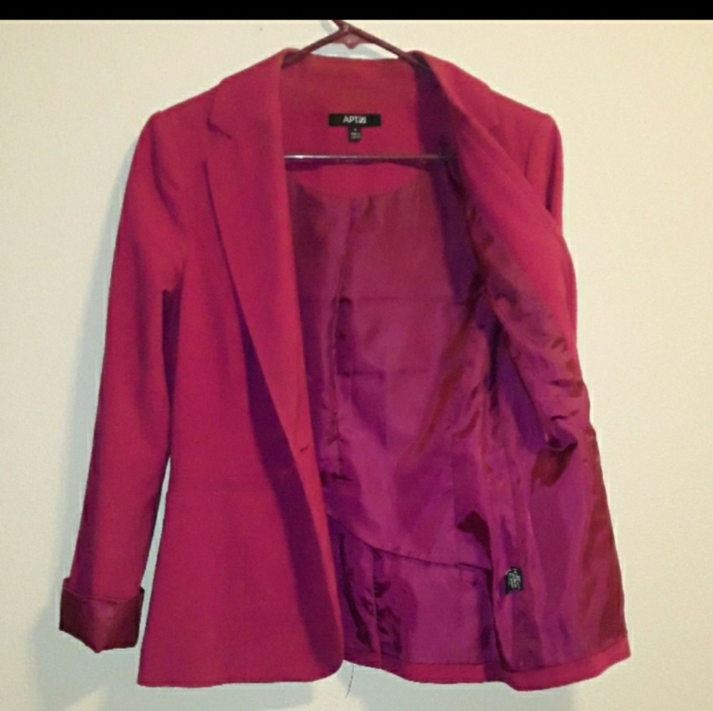 Pink Fusia Blazer Jacket - Apt 9  Classic Size 4